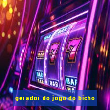 gerador do jogo do bicho