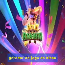 gerador do jogo do bicho