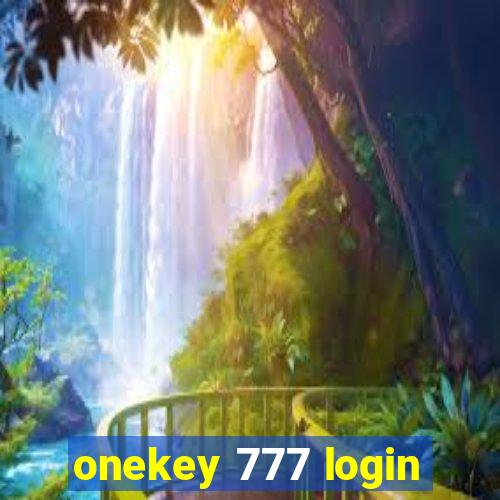 onekey 777 login