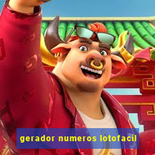 gerador numeros lotofacil