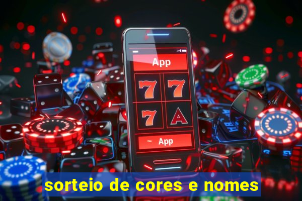 sorteio de cores e nomes