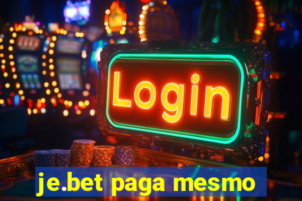 je.bet paga mesmo