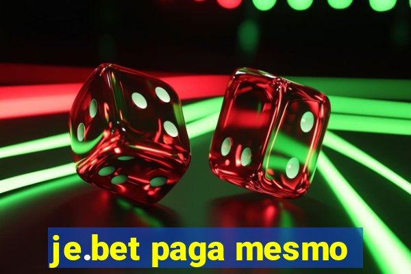 je.bet paga mesmo