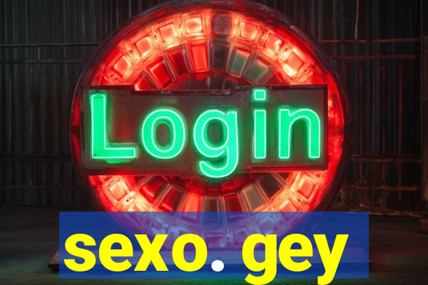 sexo. gey