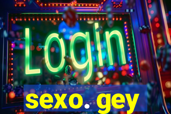 sexo. gey