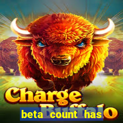 beta count has changed pt br