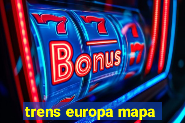 trens europa mapa