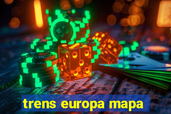 trens europa mapa