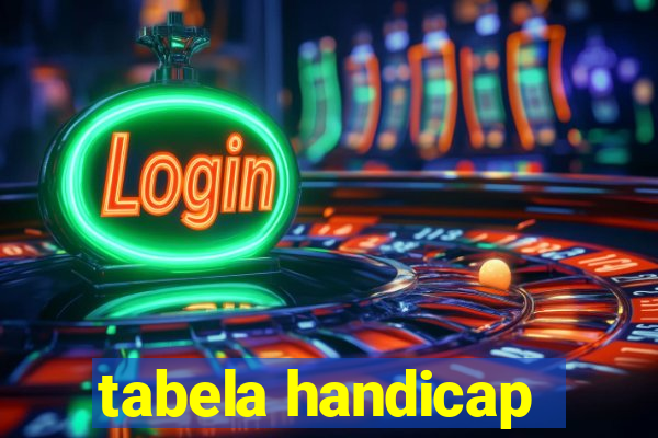 tabela handicap