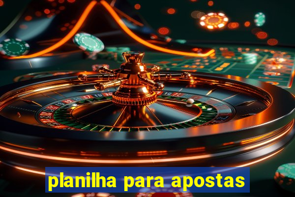 planilha para apostas