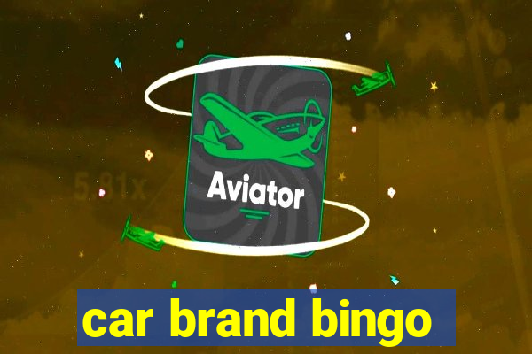 car brand bingo