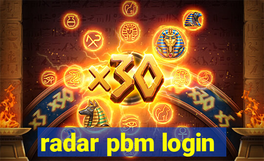 radar pbm login