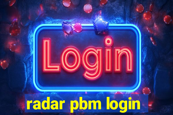 radar pbm login