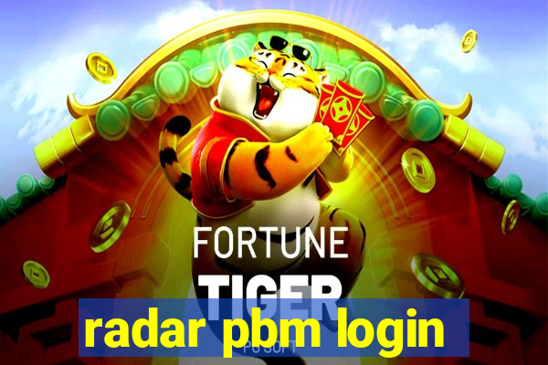 radar pbm login