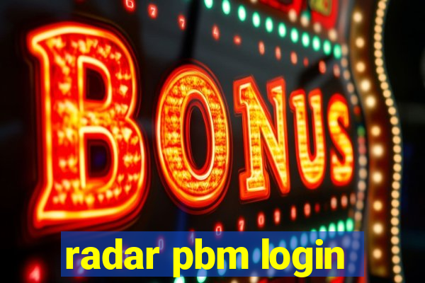 radar pbm login