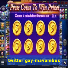 twitter gay mavambos