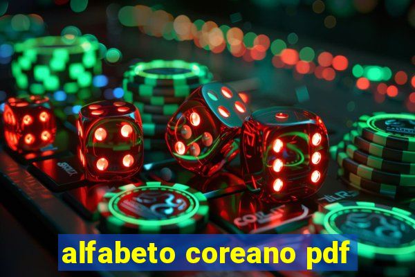 alfabeto coreano pdf