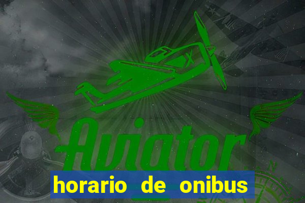 horario de onibus santos dumont x juiz de fora