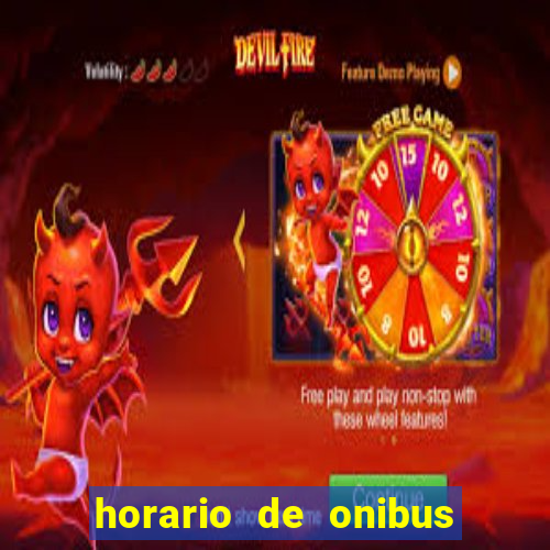 horario de onibus santos dumont x juiz de fora