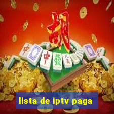 lista de iptv paga