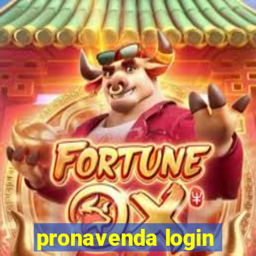 pronavenda login