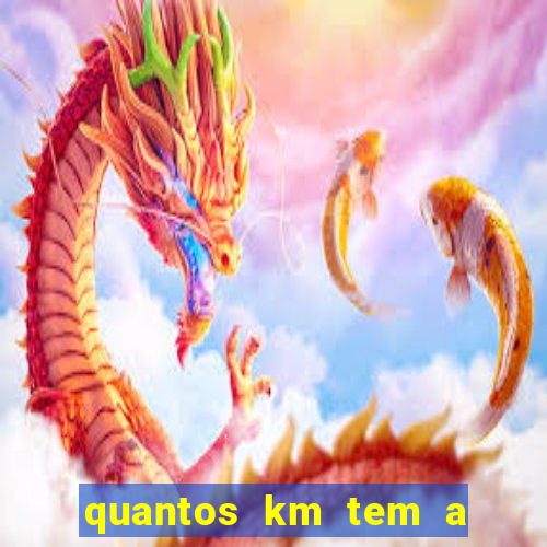 quantos km tem a serra de santos