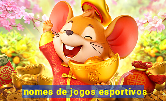 nomes de jogos esportivos