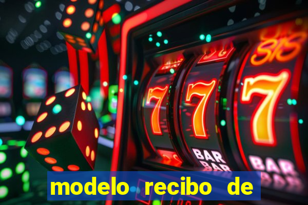 modelo recibo de pagamento autonomo