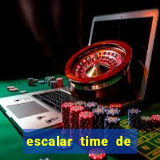 escalar time de futebol online