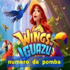 numero da pomba jogo do bicho