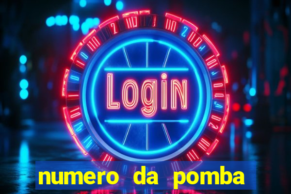 numero da pomba jogo do bicho