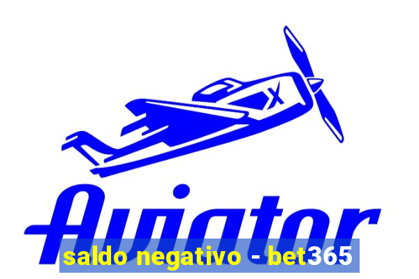 saldo negativo - bet365