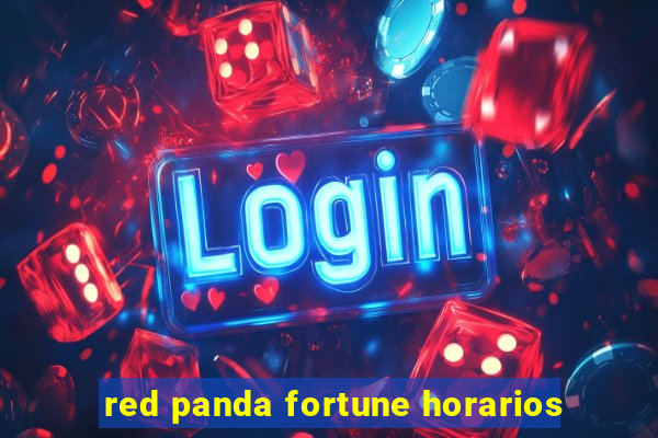 red panda fortune horarios