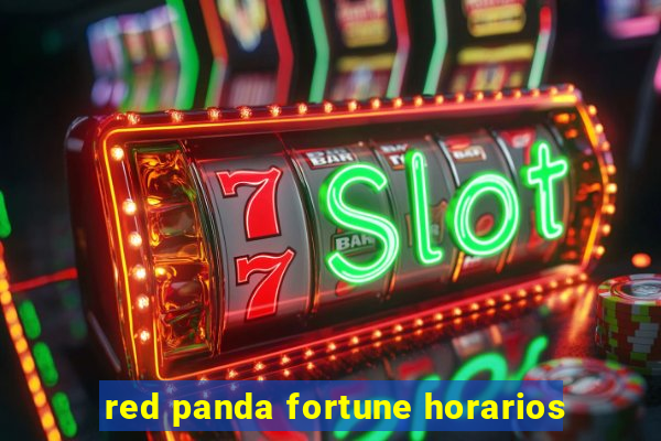 red panda fortune horarios