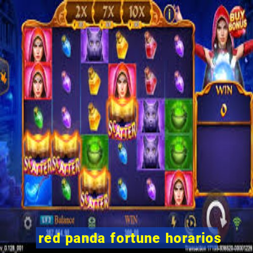 red panda fortune horarios