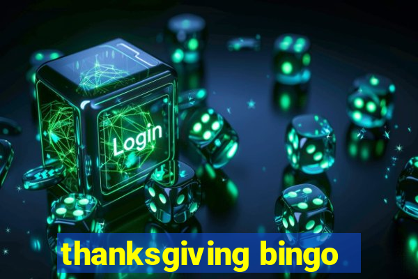 thanksgiving bingo