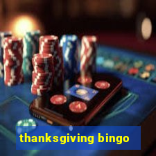 thanksgiving bingo