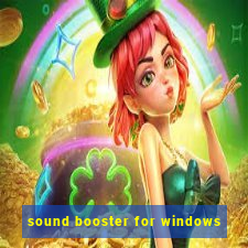 sound booster for windows