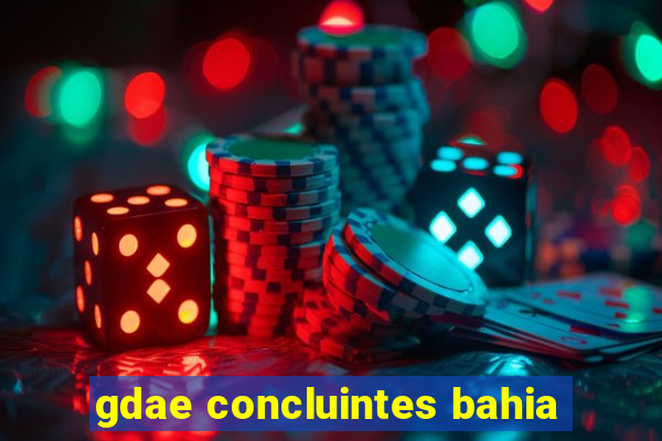 gdae concluintes bahia