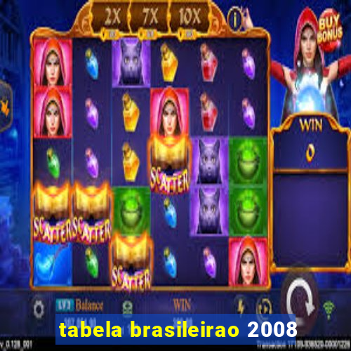 tabela brasileirao 2008