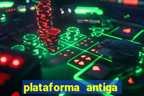 plataforma antiga de jogos