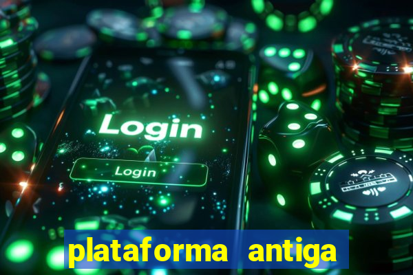 plataforma antiga de jogos