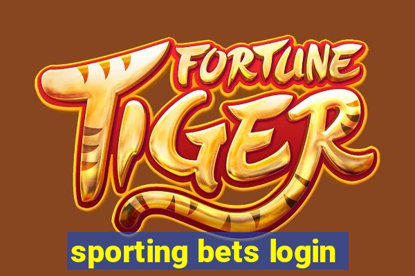 sporting bets login