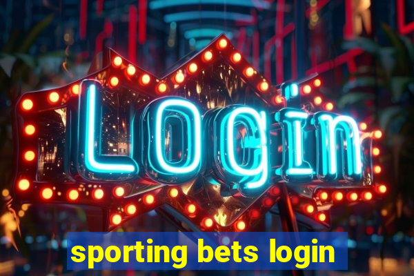 sporting bets login