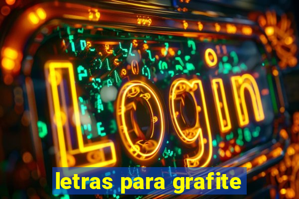 letras para grafite