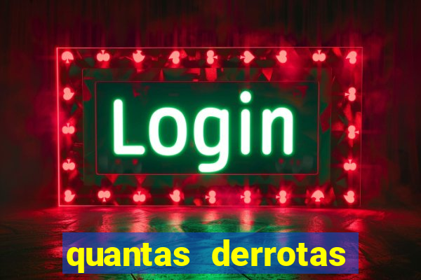 quantas derrotas teve o flamengo em 2019