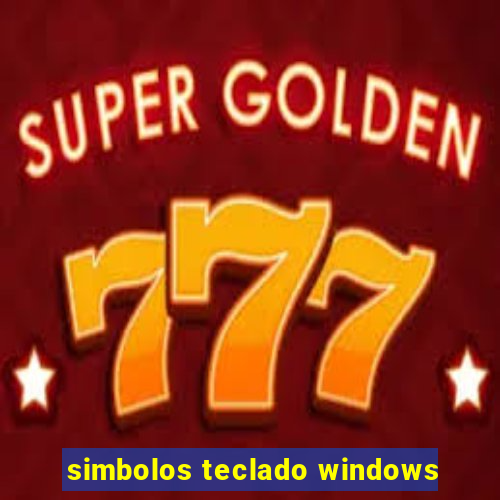 simbolos teclado windows