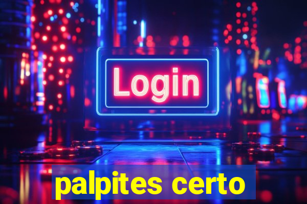 palpites certo