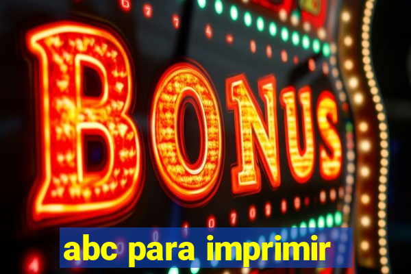 abc para imprimir