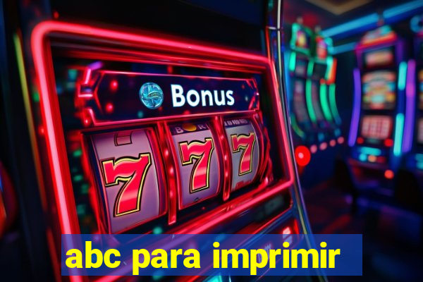 abc para imprimir